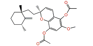 Hippochromin B diacetate